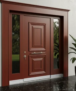 Villa Kapisi Modelleri Fiyatlari 806 Kirmizi