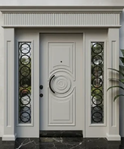 Villa Kapisi Modelleri Fiyatlari 808 Gri