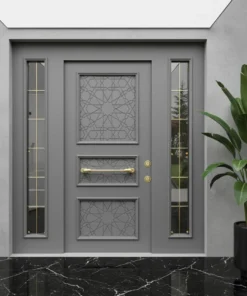 Villa Kapisi Modelleri Fiyatlari 813 Gri