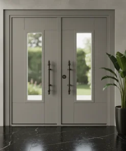 Villa Kapisi Modelleri Fiyatlari 815 Gri