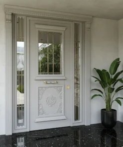 Villa Kapisi Modelleri Fiyatlari 817 Gri