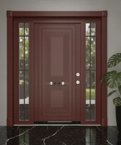 Villa Kapisi Modelleri Fiyatlari 821 Kirmizi