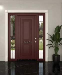 Villa Kapisi Modelleri Fiyatlari 825 Kirmizi