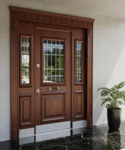 Villa Kapisi Modelleri Fiyatlari 826 Kirmizi