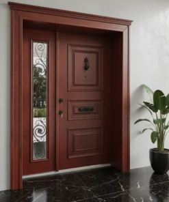 Villa Kapisi Modelleri Fiyatlari 831 Kirmizi