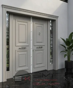 Villa Kapisi Modelleri Fiyatlari 832 Gri