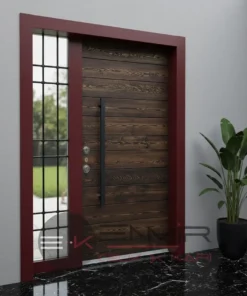 Villa Kapisi Modelleri Fiyatlari 833 Kirmizi