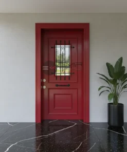 Villa Kapisi Modelleri Fiyatlari 840 Kirmizi