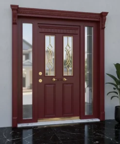 Villa Kapisi Modelleri Fiyatlari 841 Kirmizi