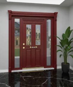 Villa Kapisi Modelleri Fiyatlari 842 Kirmizi