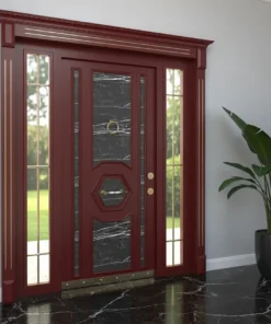 Villa Kapisi Modelleri Fiyatlari 846 Kirmizi