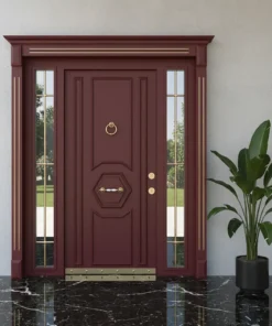 Villa Kapisi Modelleri Fiyatlari 847 Kirmizi