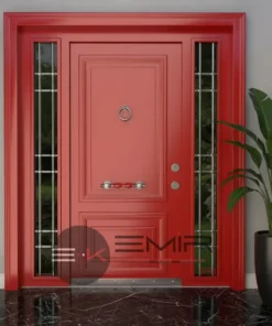 Villa Kapisi Modelleri Fiyatlari 851 Kirmizi