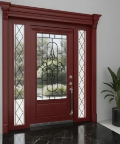 Villa Kapisi Modelleri Fiyatlari 856 Kirmizi