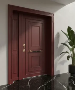 Villa Kapisi Modelleri Fiyatlari 858 Kirmizi