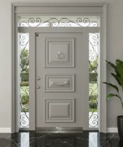 Villa Kapisi Modelleri Fiyatlari 863 Gri