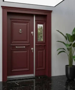 Villa Kapisi Modelleri Fiyatlari 867 Kirmizi