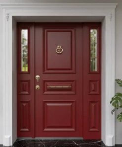 Villa Kapisi Modelleri Fiyatlari 869 Kirmizi