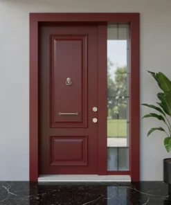 Villa Kapisi Modelleri Fiyatlari 871 Kirmizi