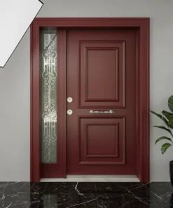 Villa Kapisi Modelleri Fiyatlari 872 Kirmizi