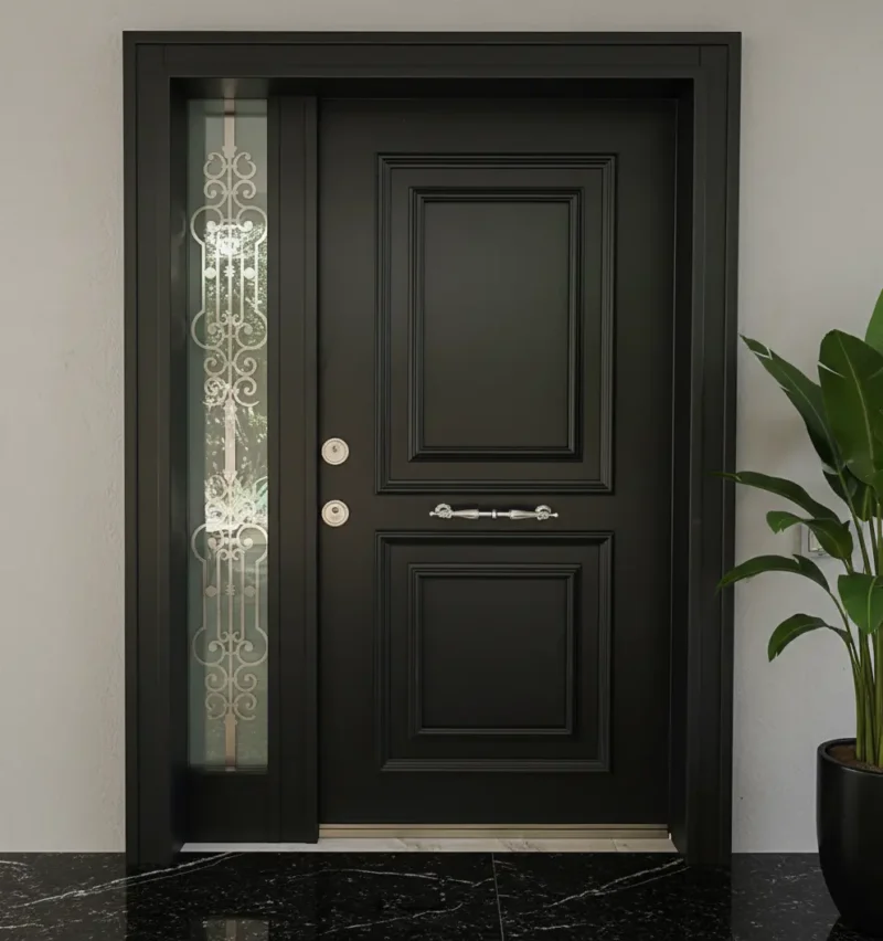 Villa Kapisi Modelleri Fiyatlari 872 Siyah