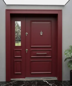 Villa Kapisi Modelleri Fiyatlari 873 Kirmizi