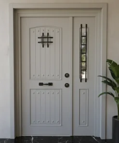 Villa Kapisi Modelleri Fiyatlari 874 Gri