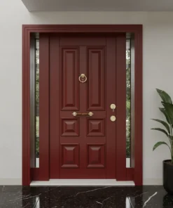 Villa Kapisi Modelleri Fiyatlari 875 Kirmizi