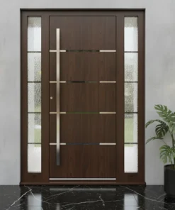 Villa Kapisi Modelleri Kompozit 210 Ceviz