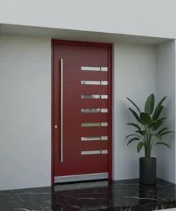 Villa Kapisi Modelleri Kompozit 212 Kirmizi