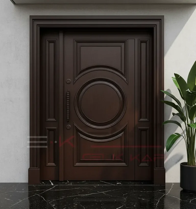 Ahşap Villa Kapısı Yalıkavak 5 Villa Kapisi Yalikavak Ceviz