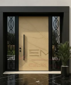 Yaprak Villa Kapisi Macellan Siyah
