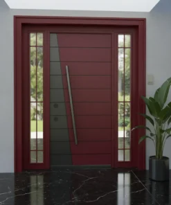 Yeni Sezon Villa Kapisi Celik Kapi Evk 117 Kirmizi