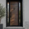Antrasit Ceviz Kompakt Villa Kapısı Selena, Ön Görünüm Antrasit Ceviz Kompakt Villa Kapısı Selena, Ön Görünüm